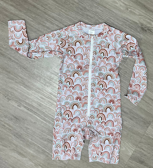 Rainbow Nursery One Piece Swim Rashguard