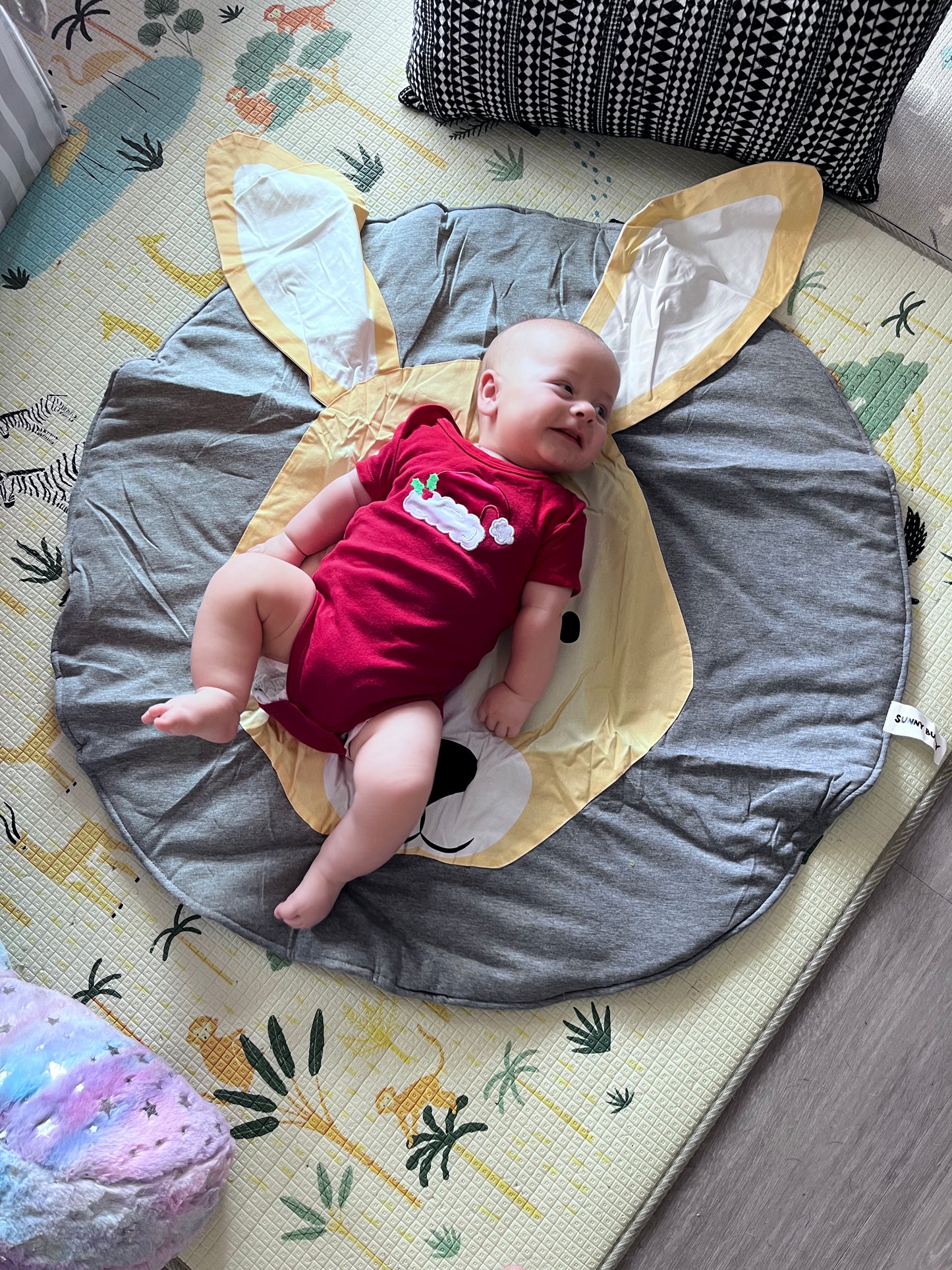 Cotton Round Animal Themed Play Mats