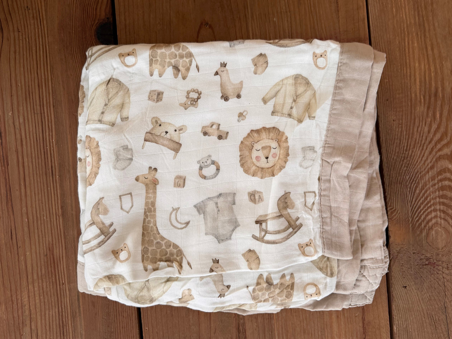 Nursery Bamboo Cotton Blanket