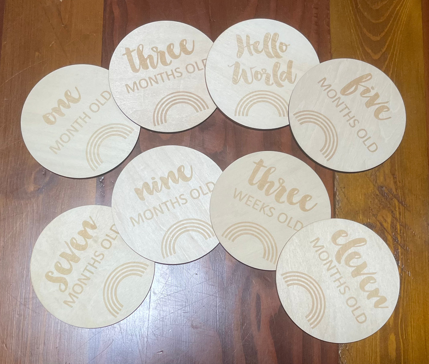 Wooden Age Milestone Disc Set