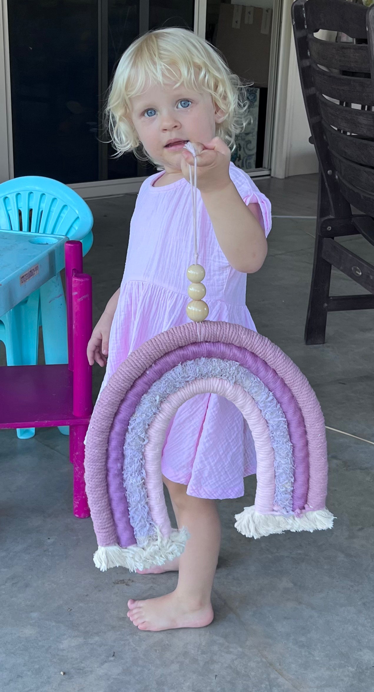 Handmade Pastel Fibre Rainbow