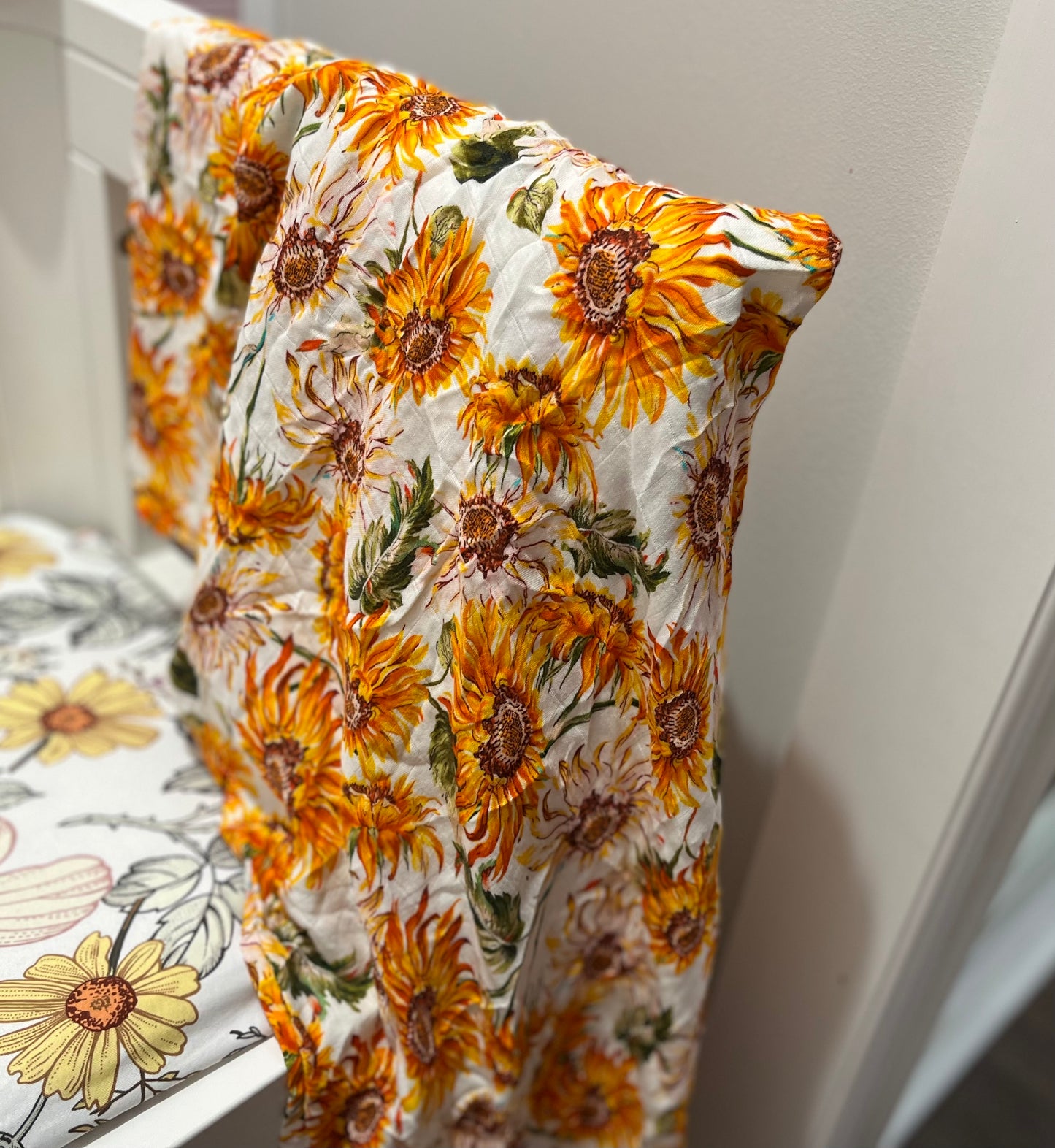 Sunflowers Bamboo Cotton Swaddle