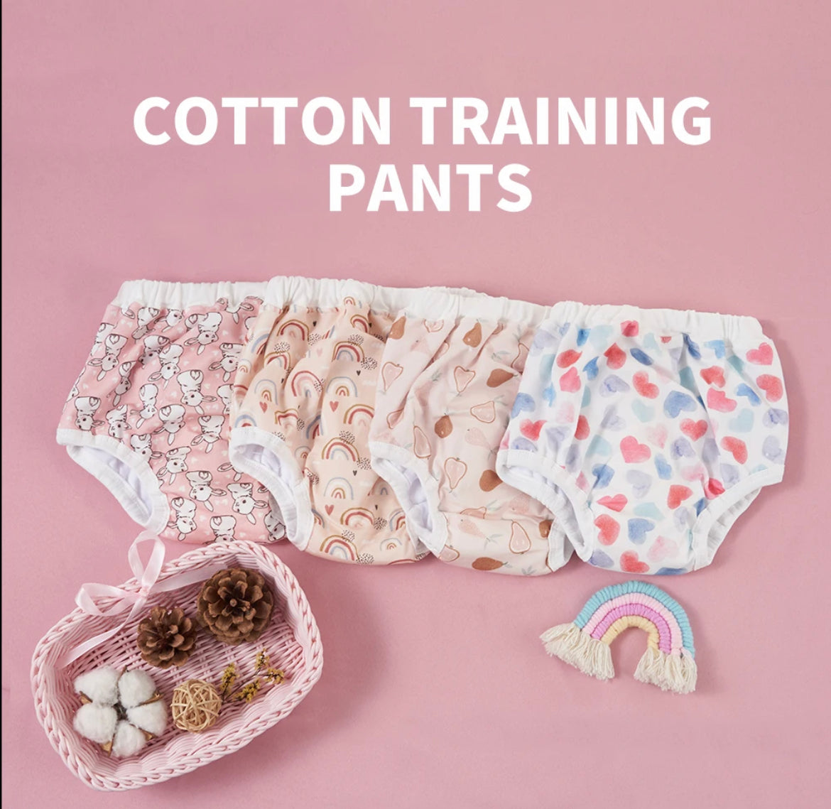 Medium Cotton Training Pants (6-12kg)