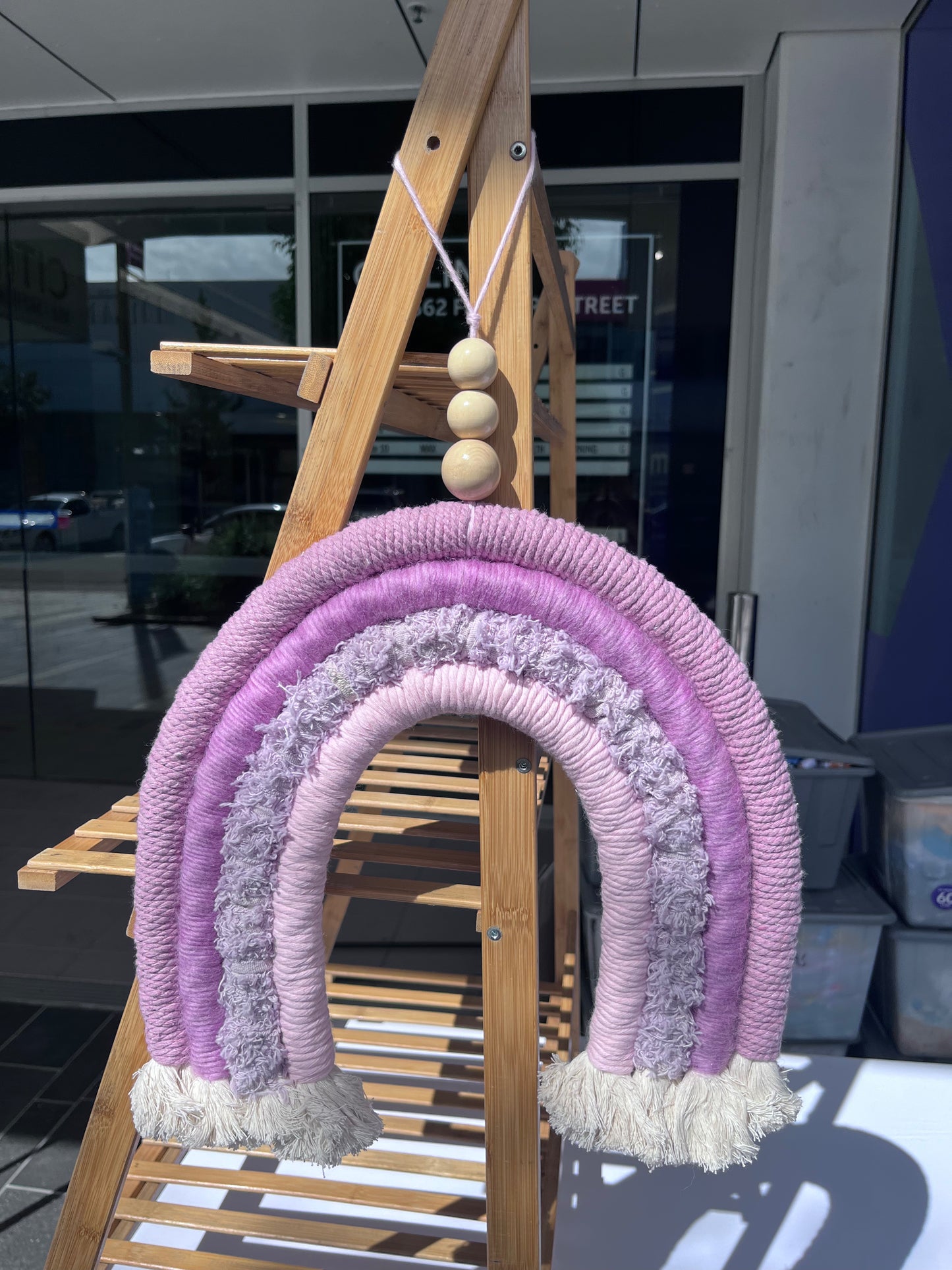 Handmade Pastel Fibre Rainbow