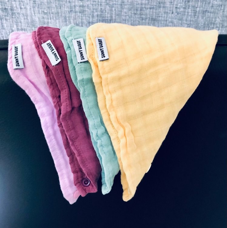 Mint Green Bandana Bib/Neck Sun Cover