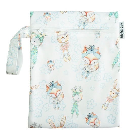 Boho Buddies Medium Wet Bag with a Double layer of PUL