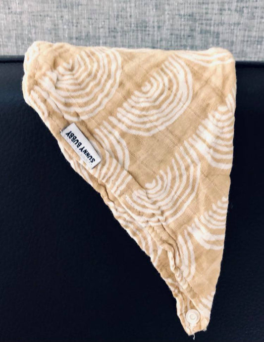 Earthy Rainbows Bandana Bib/Neck Sun Cover