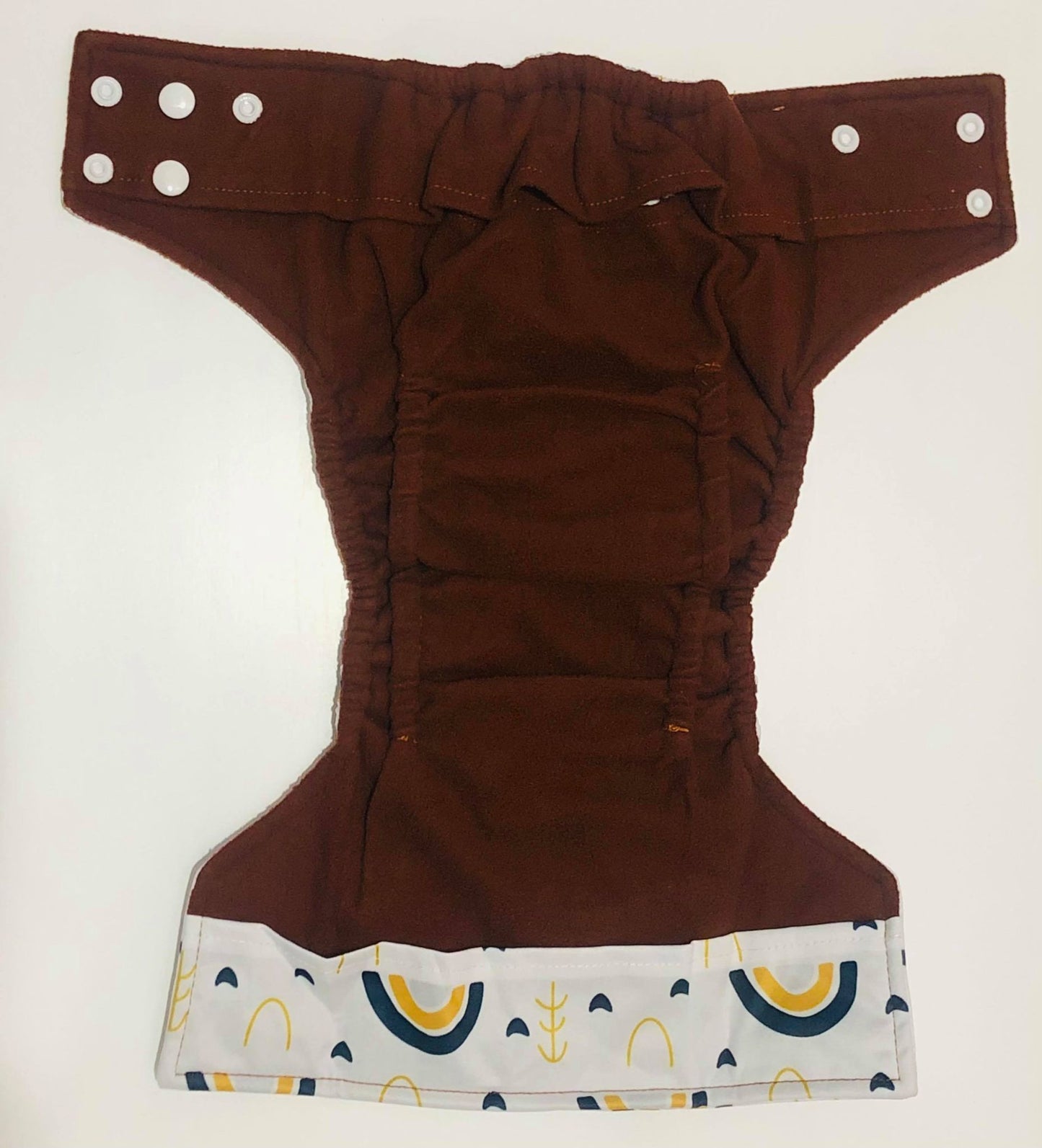 Pastel Skies OSFM Coffee Fleece Pocket MCN