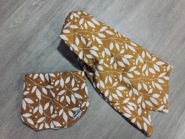 The Leaves 100% Muslin Cotton Cloth