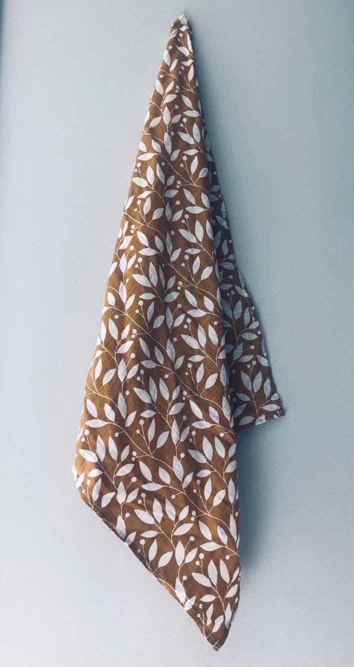The Leaves 100% Muslin Cotton Cloth