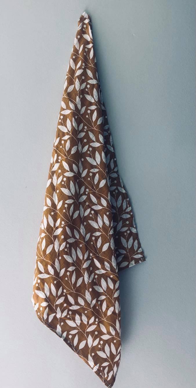 The Leaves 100% Muslin Cotton Cloth