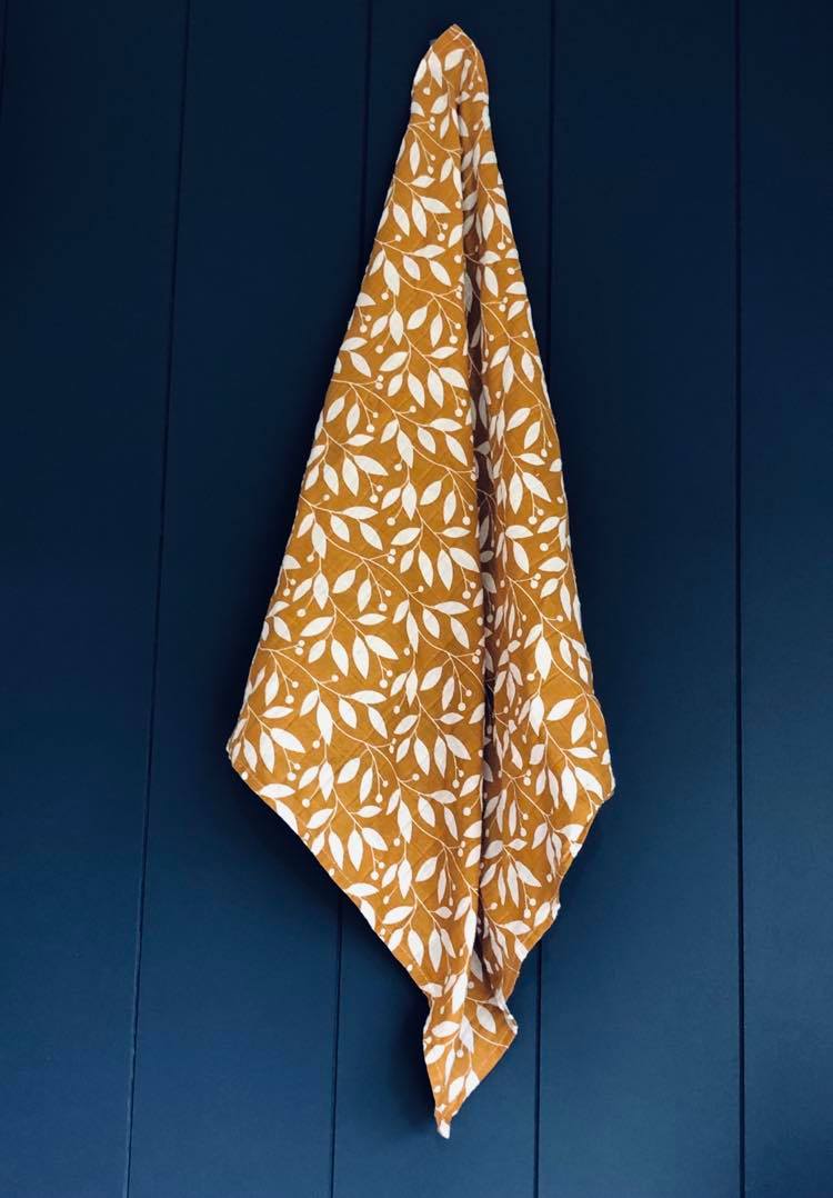 The Leaves 100% Muslin Cotton Cloth