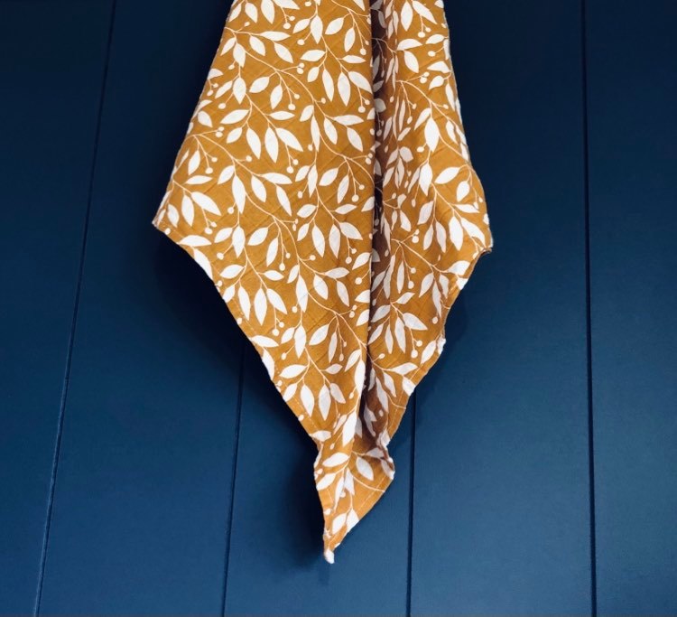 The Leaves 100% Muslin Cotton Cloth
