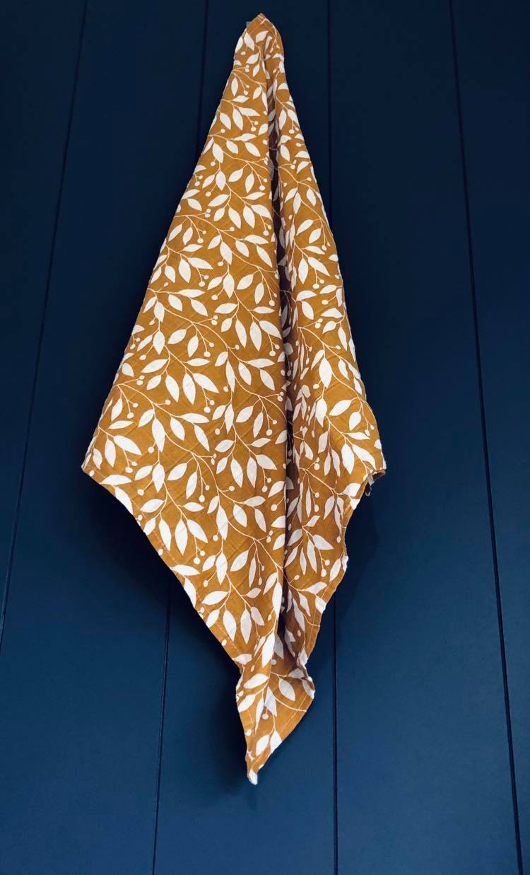 The Leaves 100% Muslin Cotton Cloth