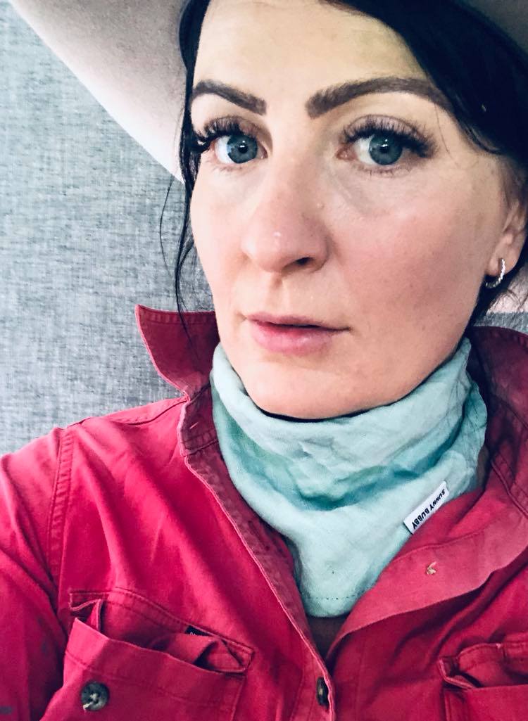 Mint Green Bandana Bib/Neck Sun Cover