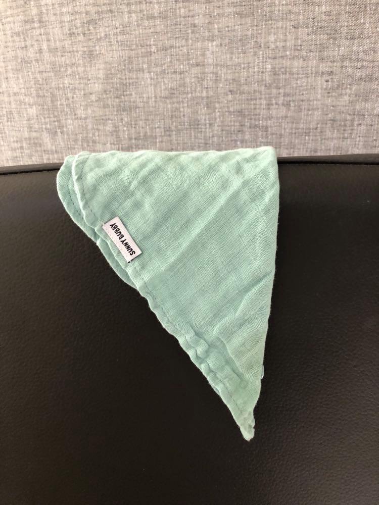 Mint Green Bandana Bib/Neck Sun Cover