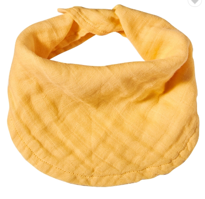 Sunny Yellow Bandana Bib/Neck Sun Cover