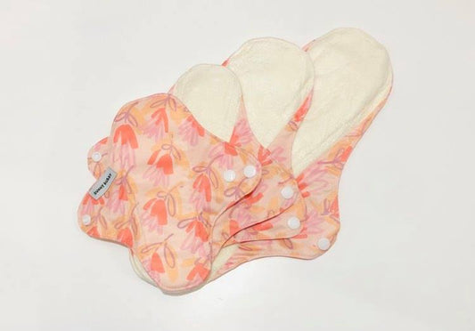 The Flowers Reusable Bamboo Cotton Cloth Pads