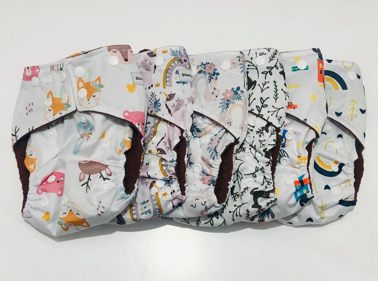 Pastel Skies OSFM Coffee Fleece Pocket MCN