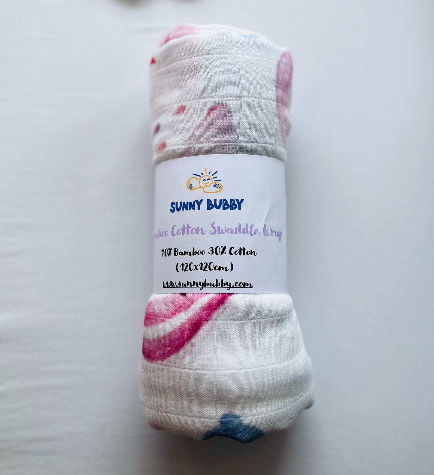 Hot Air Balloons Bamboo Cotton Swaddle
