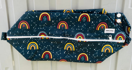Dark Rainbows Nappy Wet Bag POD