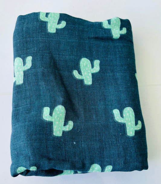 Cactus 100% Muslin Cotton Swaddle