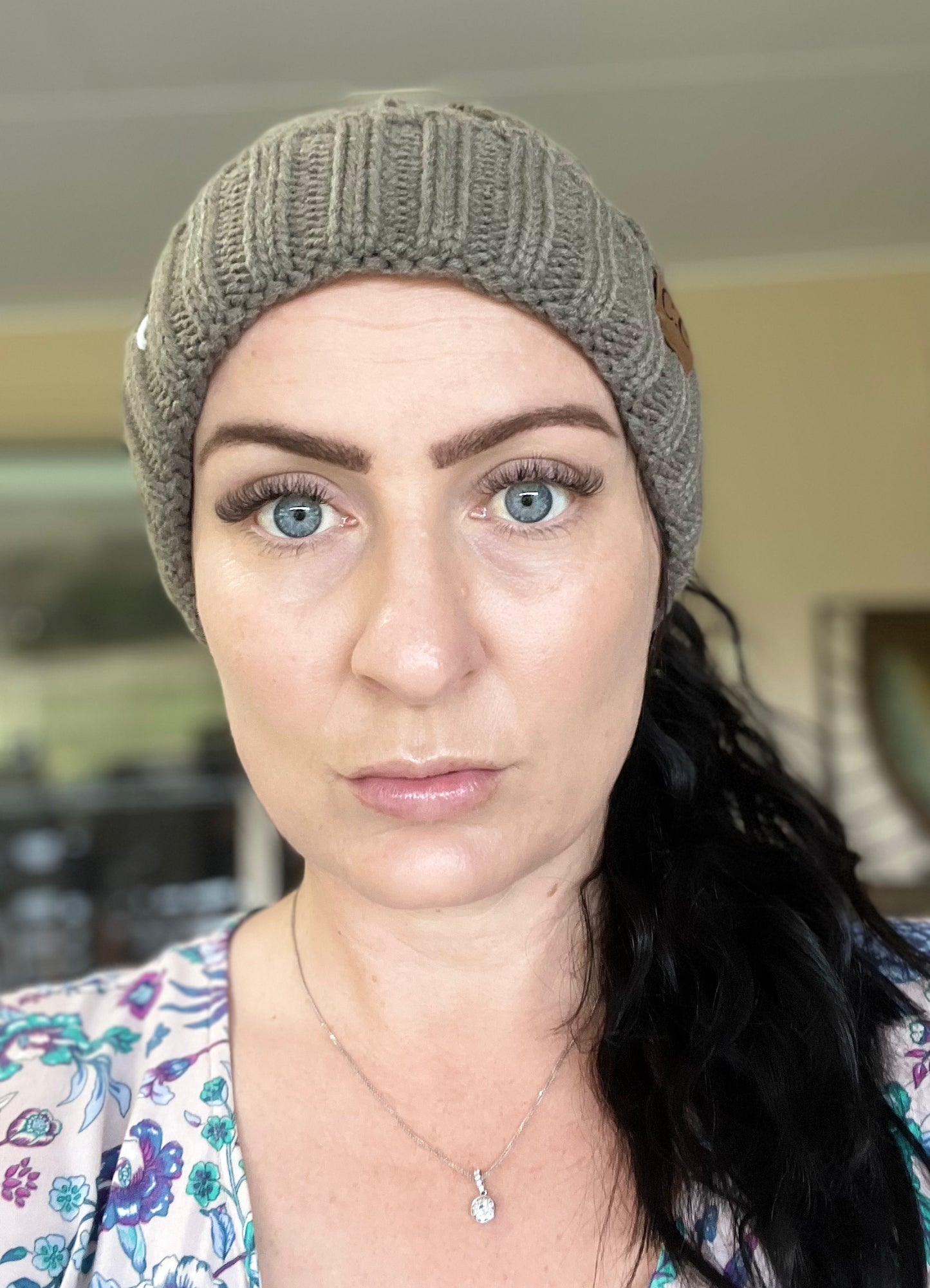 Classic Style Adult Ponytail Beanie