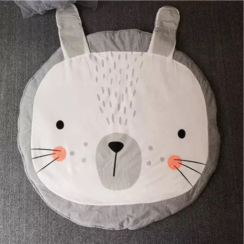 Cotton Round Animal Themed Play Mats