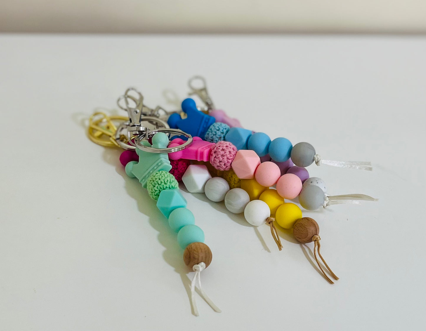 Handmade Silicone Tiara/Crown Key Chains