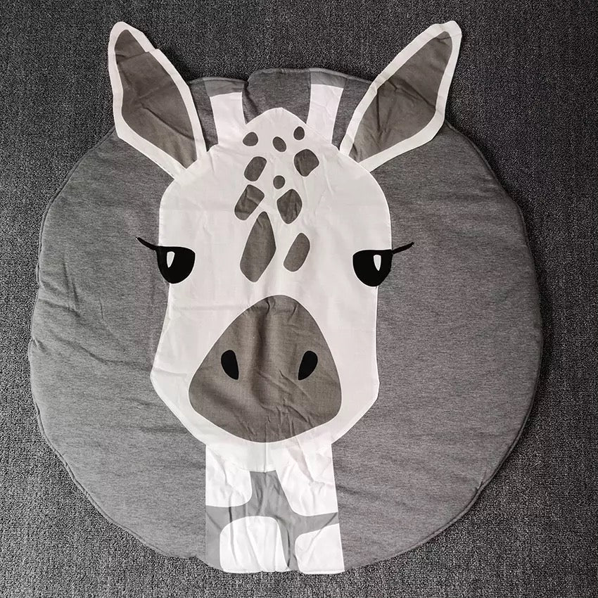 Cotton Round Animal Themed Play Mats