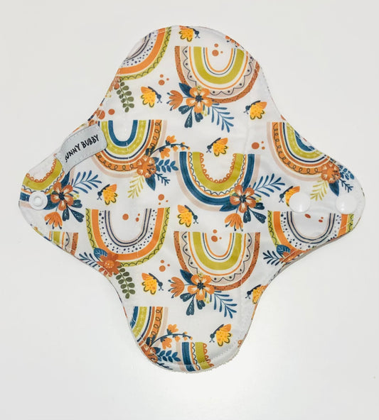Boho Rainbows Reusable Bamboo Cotton Cloth Pads