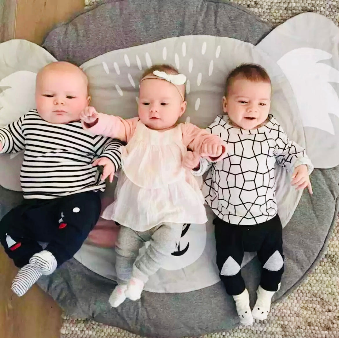 Cotton Round Animal Themed Play Mats