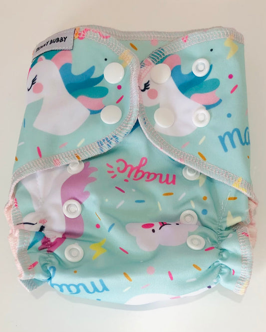The Unicorns Bamboo Cotton Newborn All in One MCN