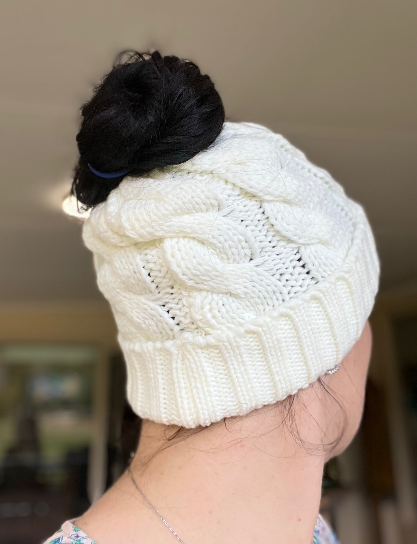 Classic Style Adult Ponytail Beanie