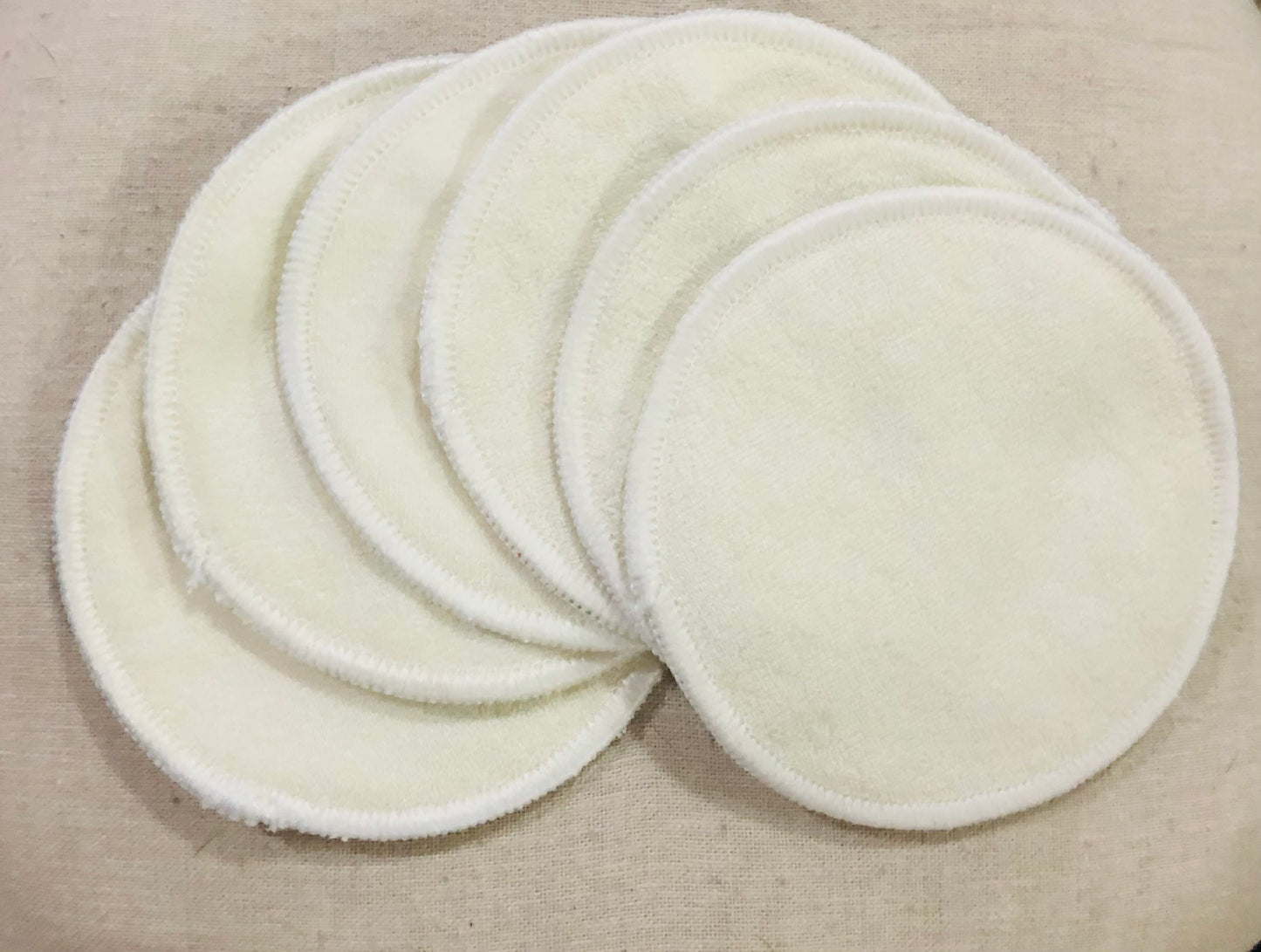 Three Pairs of The Princes Bamboo Cotton Reusable Breast Pads