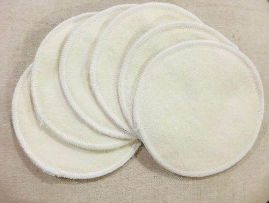 Three Pairs of The Princes Bamboo Cotton Reusable Breast Pads