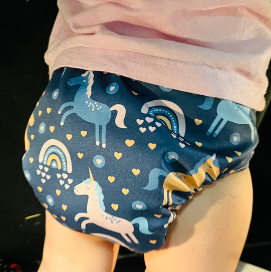 Full time Bamboo Cotton Day Nappy Pack (24 nappies & inserts)