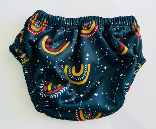 Dark Rainbows Reusable Swim Nappy