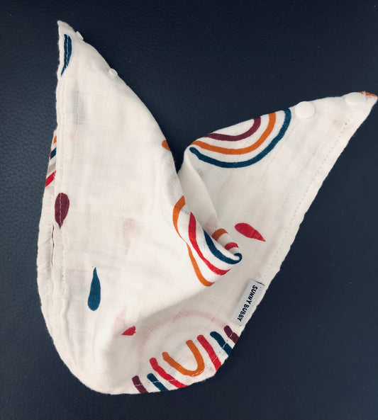 Rainbows Bandana Bib/Neck Sun Cover