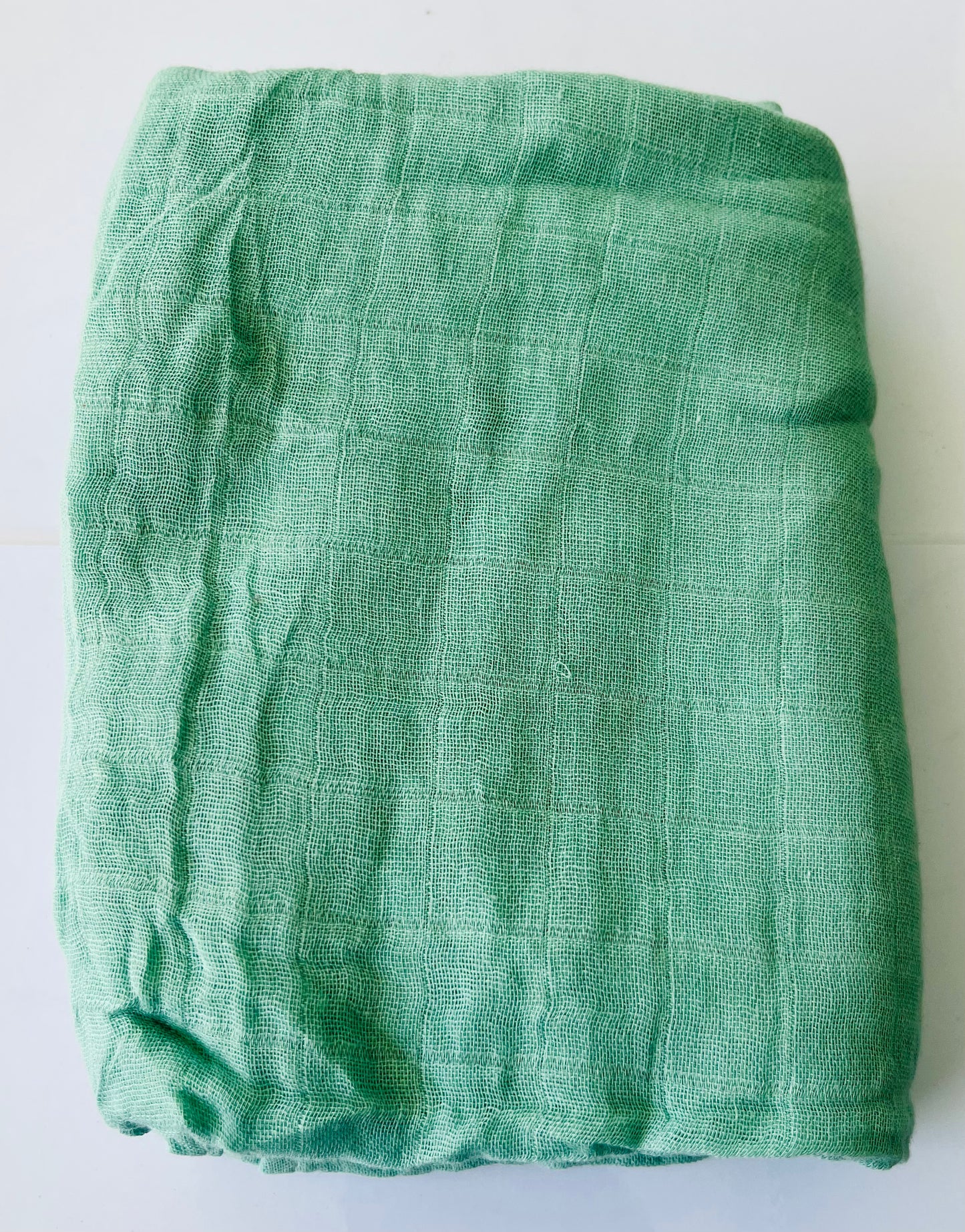 Green 100% Muslin Cotton Swaddle