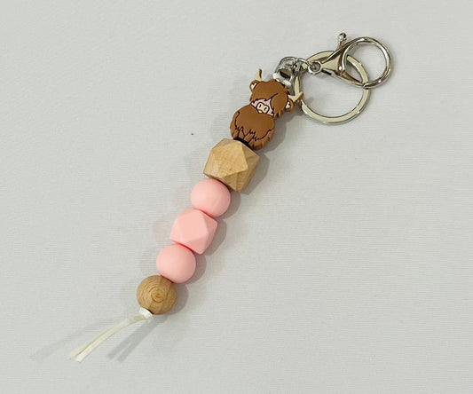 Handmade Highland Cow Key Chains