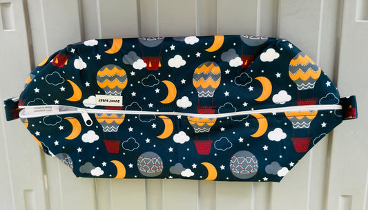 Dark Balloons Nappy Wet Bag POD