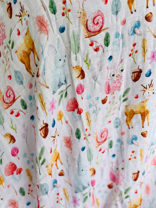 A Snails Life Bamboo Cotton Swaddle