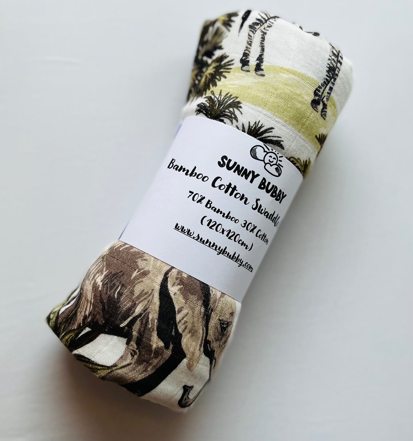 Safari Bamboo Cotton Swaddle