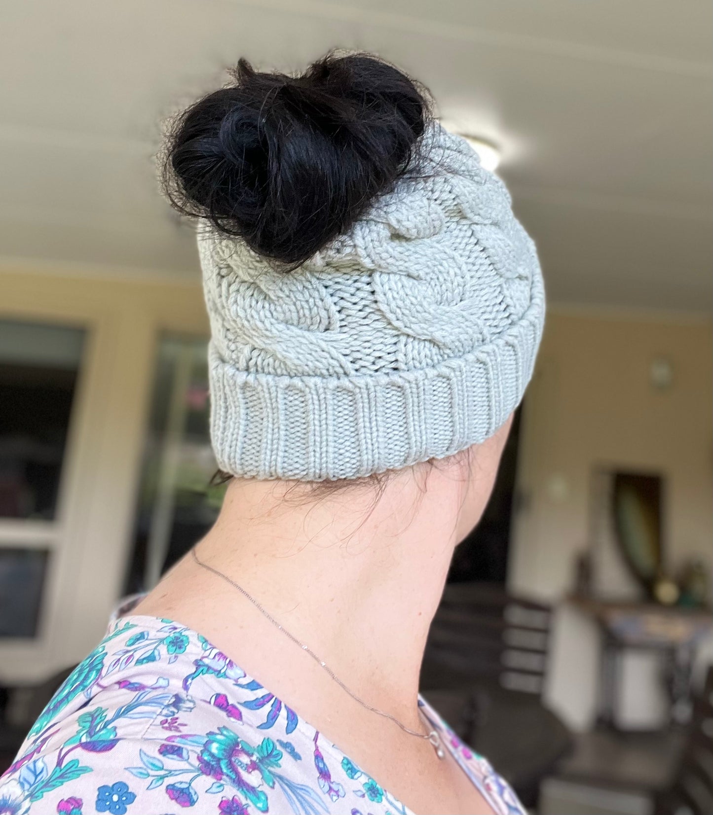 Classic Style Adult Ponytail Beanie