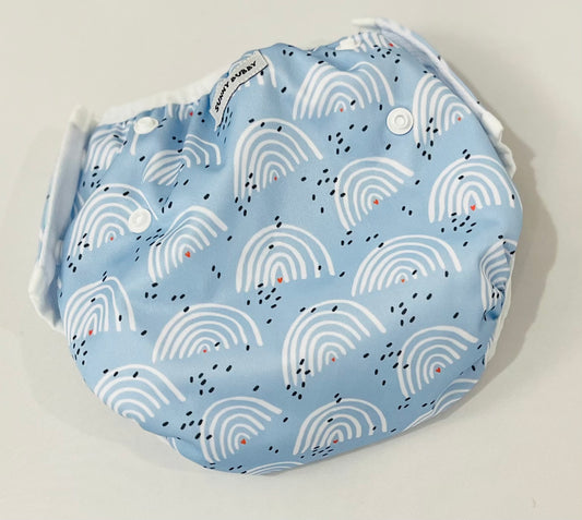 Blue Rainbows Reusable Swim Nappy