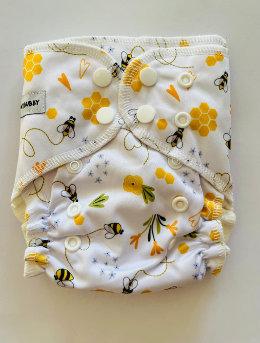The Bees Bamboo Cotton Newborn All in One MCN