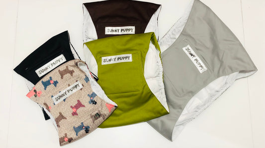 Sunny Puppy Reusable All In One Dog Wraps