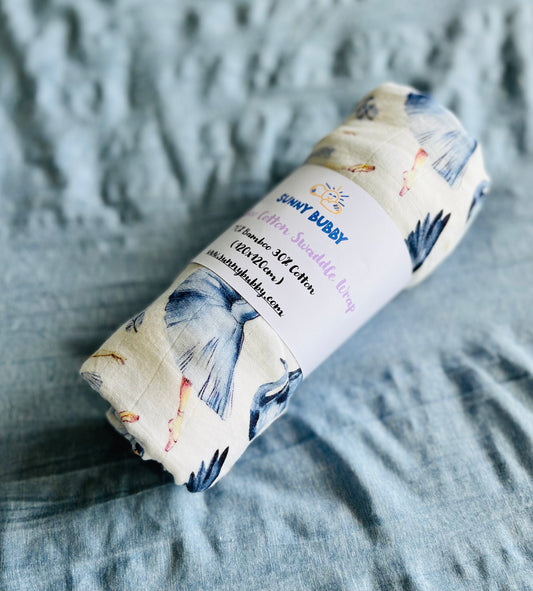 Ballerina Bamboo Cotton Swaddle