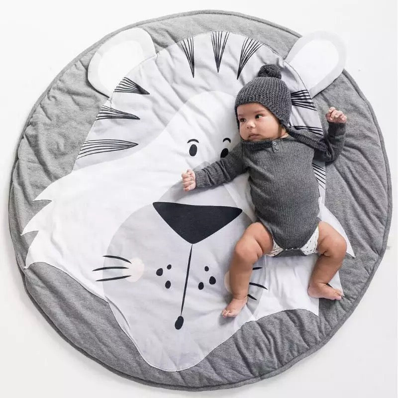 Cotton Round Animal Themed Play Mats